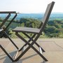 Set of 2 Queen folding outdoor chairs
