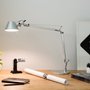 Tolomeo Led table lamp with presence sensor