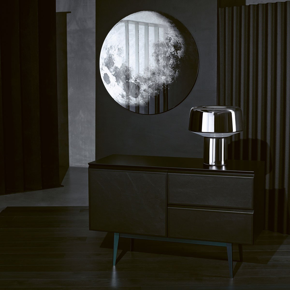 Specchio My Moon My Mirror by Diesel Living with Moroso | LOVEThESIGN