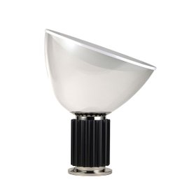 Taccia Led table lamp with glass shade