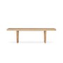 Albino rectangular table in oak 200X100 cm