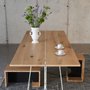 Cesare rectangular table in oak 220X90 cm