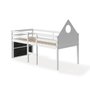 Alfred semi-high bed with headboard
