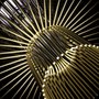 Allegro Assai gold chandelier - dimmable