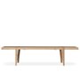 Italo rectangular table in oak 210X100 cm