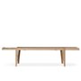 Table rectangulaire Italo en chêne 210X100 cm