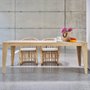 Italo rectangular table in oak 210X100 cm