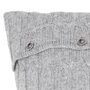 Cuscino in maglia intrecciata Cashmere