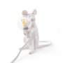 Lampe de table Mouse assis - blanc
