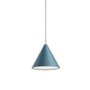 Lámpara de suspensión String Light Cone m12 touch dim azul