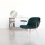 Troy low armchair with armrests