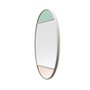 Vitrail oval mirror