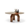 Table ronde Eléphante diam. 160 cm brillant