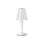 Battery rechargeable table lamp