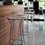 High stool in natural wicker Bar