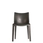 Lou Eat chair in anthracite Churchill leather