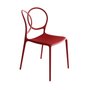 4 sedie Sissi rosso