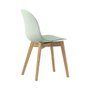 Set of 2 Academy natural oak chairs