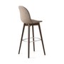 Academy high stool in ash and Vintage fabric