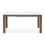 Eminence extendable table with ceramic finish
