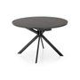 Giove extendable round ceramic table