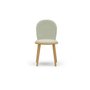 Set of 2 Veretta chairs with upholstered seat and back