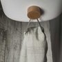 Lavabo de salle de bain en polyuréthane avec porte-serviettes Bounce