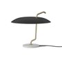 Model 537 table lamp with brass finish