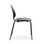 My Chair Chaise avec cadre d'acier laqué noir