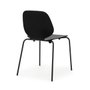 My Chair Chair with black laquered steel legs