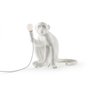 Monkey assise Lampe d'extérieur - blanc